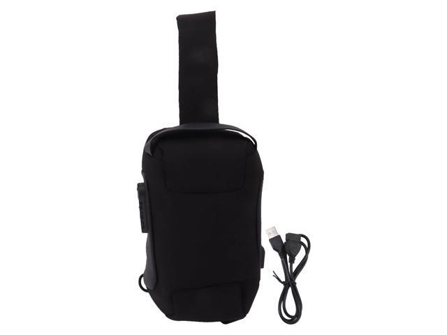 Scratch Proof Compact EDC Sling Bag, Minimalist Chest Shoulder Backpack with Anti Theft Combination Lock, Small Messenger Bag for Men Outdoor...