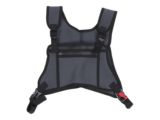 Sports Chest Pack, Adjustable Water Chest Bag for Running Climbing Fitness, Neoprene Nylon Front Vest Pouch with Organized Storage for Phone Wallet...