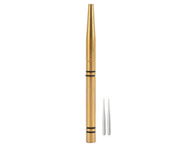 Watch Lubricant Oiler Pen with 2 Replacement Pins, Brass Oil Applicator for Wristwatch Band Chain Movement, Precision Tool for Watch Repair and...