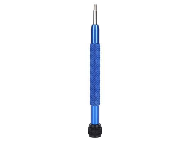 4 - Prong Alloy Watch Screwdriver, Professional Watchmaker Repair Tool, Precision Movement Screwdriver with Knurled Handle for Watch Maintenance,.