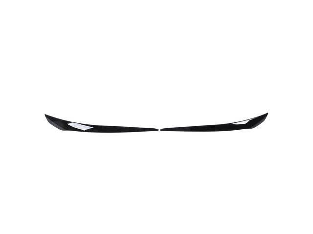 Headlight Eyebrow Trim Frame, Headlamp Eyelid Cover for 3 Series E92 E93 LCI 2010-2014, 2 Pcs Glossy Black - Stylish Aesthetic Upgrade, Scratch...