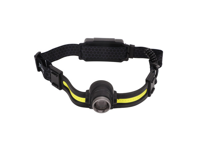 Bright LED Headlamp XPG COB Zoom Flashlight for Outdoor Fishing,Camping ABS Silicone 1pack