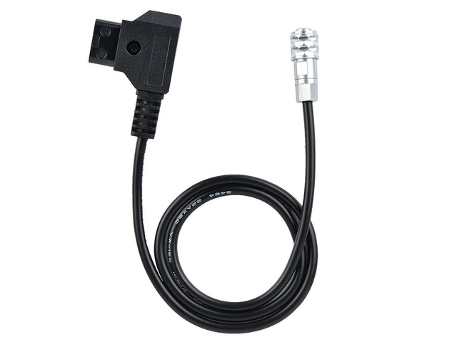 D - Tap to 4K Power Cable for Cinema Camera 4K, Compatible with Gold Mount V Mount Batteries, Reinforced Sleeve and Gold - Plated Pins for Stable...