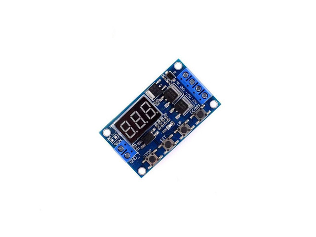 Generic DC5-36V Dual MOS LED Digital Time Delay Relay Trigger Cycle Timer Delay Switch Circuit Board Timing Control Module DIY