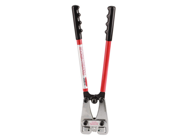JY - 0650 Cable Lug Crimper Pliers, Terminal Crimping Tool for Open Lug, Heavy Duty Crimping Pliers with Ergonomic Handle for Copper Aluminum...