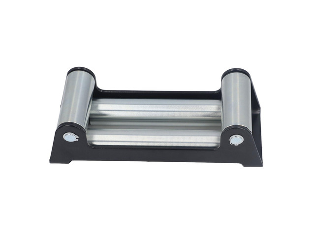 12000lb Winch Roller Fairlead, 4 Rollers Steel and Iron Cable Guide for Electric Winch, Erosion with High Stability for Wire and Synthetic Rope