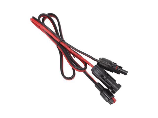 Solar to 30A Copper Battery Adapter Cable, Wireless Charging Connector for Anderson Plug, 12AWG Pure Copper 1.0m Solar Panel Charging Cable with...