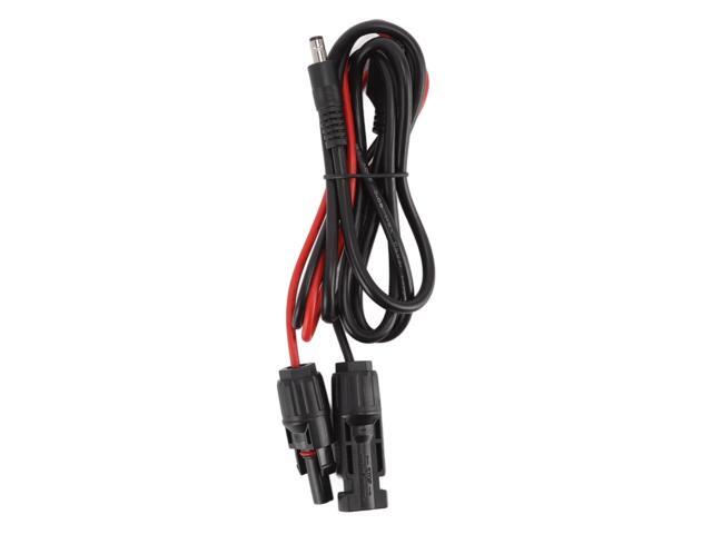 16AWG Solar Connector to DC 5.5mm Male Adapter Cable, Solar Panel Extension Cable with Heat PVC Sheath, Oxygen Free Copper Wire for Home and.