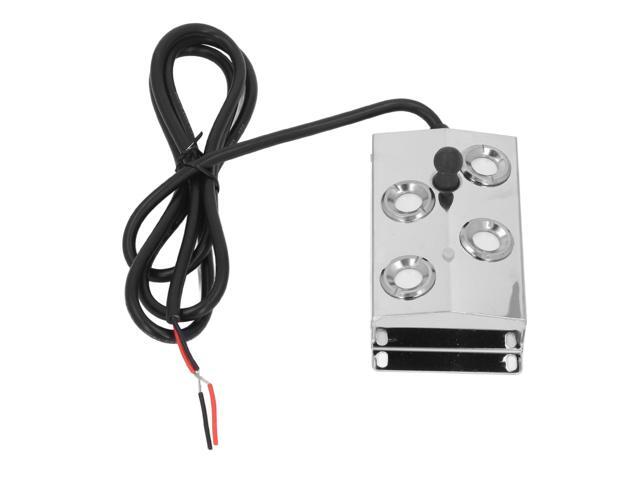 Ultrasonic Mist Maker 4 Heads, Ultrasonic Fogger Humidifier, 1.5m Cable DC45-48V IP67 Stainless Steel Mist Maker with 4 Nozzles for Indoor Outdoor