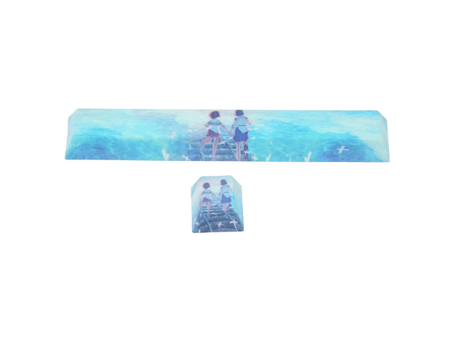 Keycap DIY Production Matte Appearance 5 Sided Dyed PBT Mechanical Keyboard Keycaps, Custom Replacement Keycap Set with Space and ESC for General...