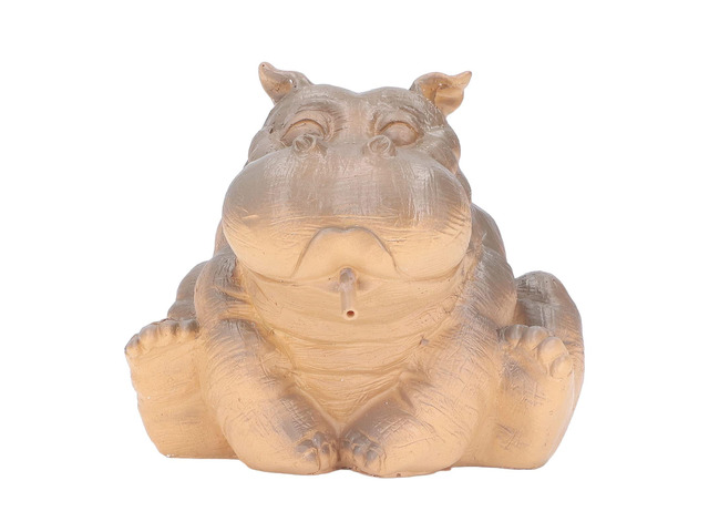 Hippo r Statue, Hippo Pond Spitter, Cute Appearance with Fine Workmanship, l Garden Fountain Spitter for Pool, Garden, Li Room r