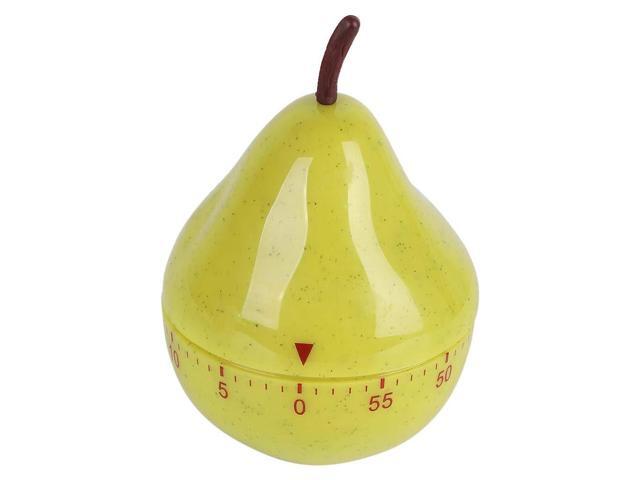 Cartoon Timer, Pear Shaped Kitchen Timer, Mini Cute 60mins Mechanical Manual Kitchen Timer Cooking Timer, Countdown Timer Mini Size Manual Timer...