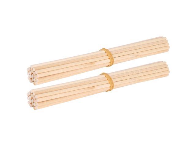 40pcs Wooden Round Dowel Rods, Professional Watch Repair Accessories, Sharpened Design Dowel Rods with Smooth Finish, Ideal for Watchmakers & Non...