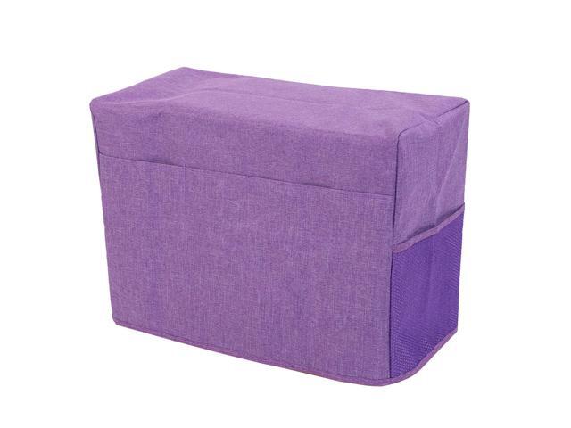 Sewing Machine Dust Cover, 17.32x12.01x8.46in Sewing Machine Cover, Protective Dust with Storage Pockets Polyester for Extra Accessories