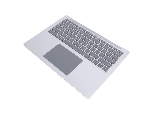 Dpofirs Palmrest Keyboard, Portable Palmrest Touchpad Set US Design Metal ABS Practical for Laptop 3 4 5 1951 13.5 Inch (Silver)