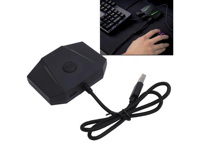 Dpofirs Keyboard and Mouse Converter for X S for, Wired Mouse Keyboard Adapter with RGB Light for Game Console, Support APP Control