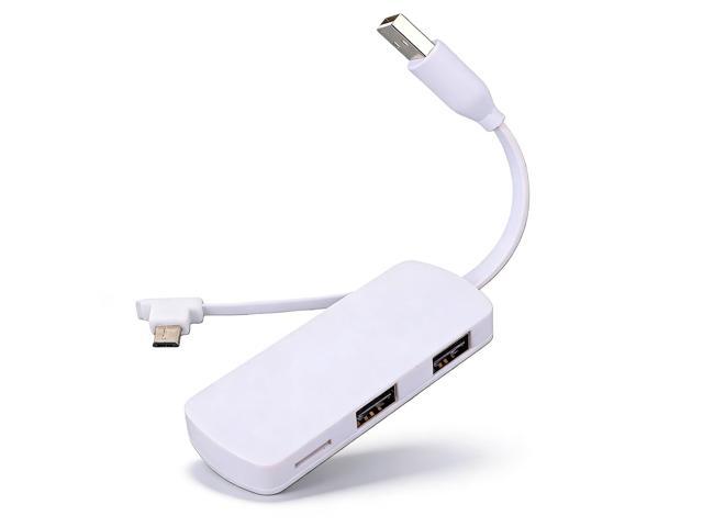 Dpofirs OTG Cable, 2 in 1 Charging and Data Transfer, Connect External Devices: Game Controllers, Keyboards