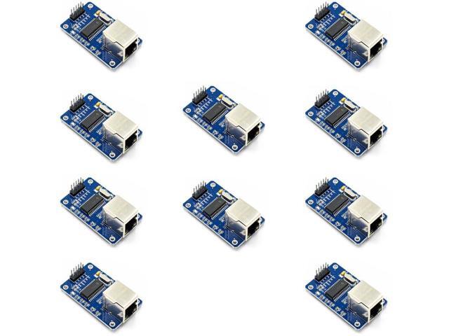 10pcs ENC28J60 ENC28J60-I/SO HR911105A SPI Interface 3.3V