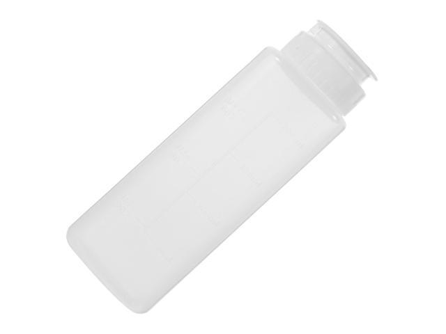 Leakage-proof Oil Squeeze Bottle 200ml with Scale, Plastic Kitchen Oil Dispenser for Precise Condiment Control, Reusable Salad Dressing Container.
