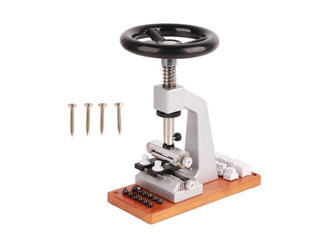 5700# Bench Watch Case Opener, Professional Watch Repair Tool for Tudor, Screw - in Watch Case Remover with 12 Chucks and Metal Base for Watchmakers