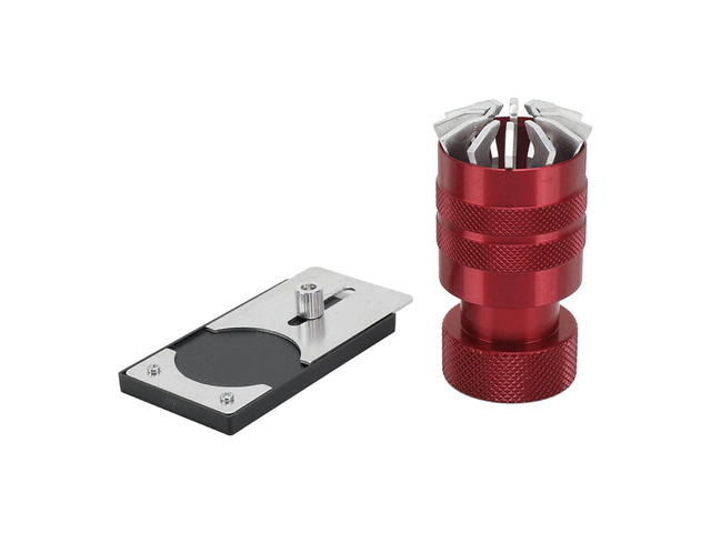 Watch Crystal Lift Anti Slip Retractable Tool, Chrome Vanadium Steel Watch Glass Replacement Repair Tool with Fixed Base for Watchmakers and DIY...
