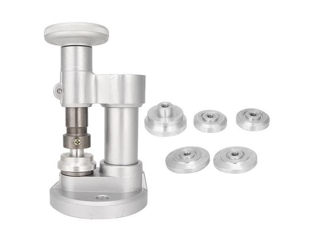 Watch Case Press Closer Tool, Professional Watchmaker Press Back Case Closer, Watch Battery Replacement Tool with 5 Accessories, Durable Metal...