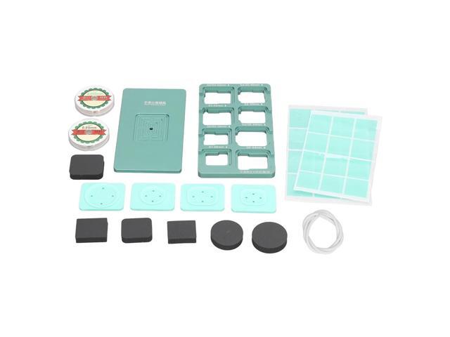 Complete Watch Repair Tools Set for iOS Watch S1 S6, Aluminum Alloy Positioning Mould, Silicone Separation Pads, Non Slip Sponge, Screen Cutting...