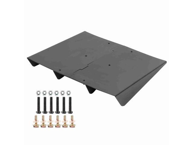Rear Bumper Diffuser with 4 Fins Spoiler Protector, Universal Car Rear Splitters, Aggressive Styling ABS Diffuser for
