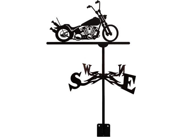 Motorcycle Weather Vane Motorcycle Wind Vane L Outdoor Roof Garden Mount Yard Decor Weather Vane Weather Vane Roof Mount for Outdoor Garden Roof