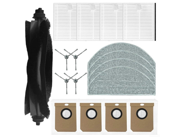 HG4 Pro Parts Kit, Filters Bags Mop Cloths Side Brushes, Replacement Accessories For Vacuum Cleaner Maintenance