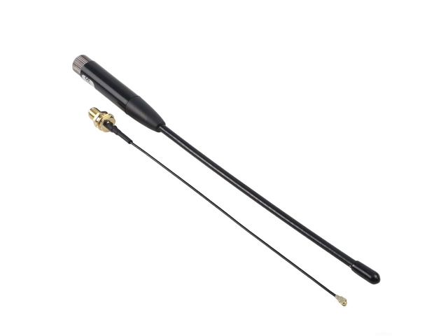 915MHz 10DBi Antenna With Male Connector And U. FL Cable For 32 V3, 17Cm Long-Range Copper Whip,Weather-Resistant Black Radome
