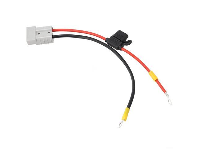 50Amp Extension Cable, M8 Battery Lug Connector, Waterproof PVC Copper Wire for Forklift Solar EV Power Supply Systems