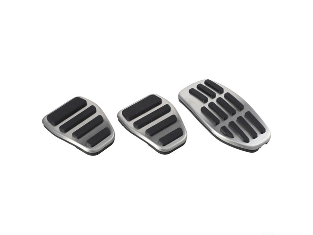 Aluminum Alloy Car Pedal Covers Kit, Wear-Resistant Gas Brake Clutch Pads, Compatible with Qashqai J11 Rogue Sport T32 2014-2020