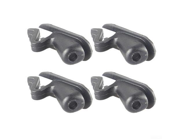Bike Cable Hole, 3-Pack Derailleur Line Grommet for Road Frame, Black Nylon Inner Wire Port Seals(4pcs)