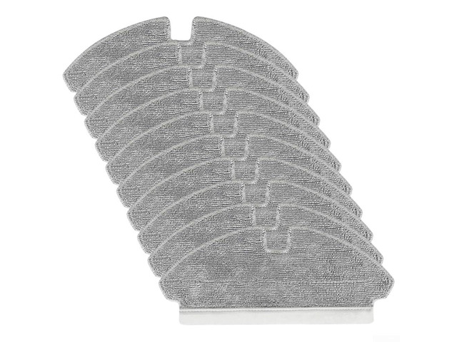 Replacement Mop Pads, Microfiber Cleaning Cloths, Sturdy And Reusable Accessories For Mova M1 And M1 Robot Vacuum Cleaners(10 PACK)