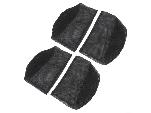 Mesh Pond Grow Bags, 4-Pack Reusable Breathable Plant Containers for Aquatic and Terrestrial Gardens, PVC Pots for Water Lilies(round)