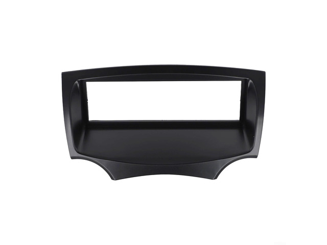 Single Din Radio Fascia for Ford 2008-2016, Black Plastic Stereo Trim Panel, CD GPS DVD Adapter Surround PLATEs