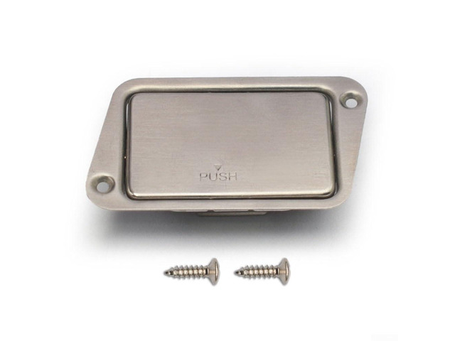9V Battery Box For Guitar, Stainless Steel Holder Compartment Cover For Electric Bass Active Pickup Parts, Silver(A)