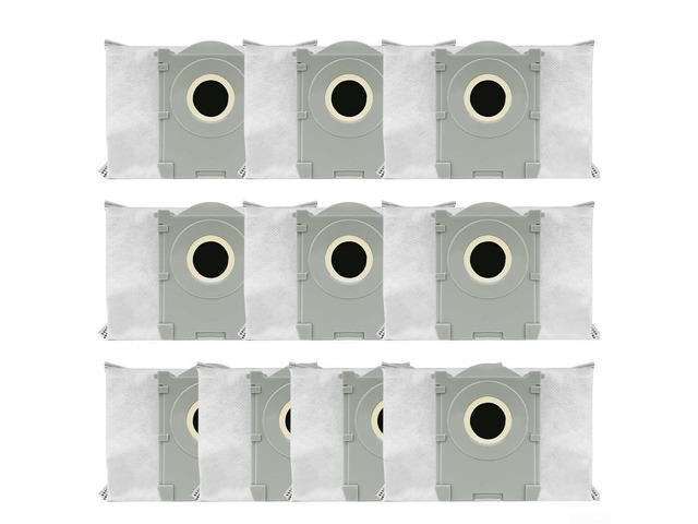 Replacement Dust Bags for ECOVACS T50 PRO, Non-Woven Filter Sacks Robot Vacuum, High Efficiency Dust Collection for Pet Hair(10pcs)