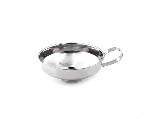 Stainless Steel Wide Mouth Canning Funnel for Jars, Multifunctional Food Funnel for Preserving, Coffee, Oils & Liquids Dishwasher Safe,(Small)