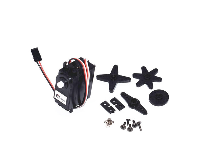 10pcs/lot DS04-NFC servo 360-degree Continuous Rotation Servos DC Gear Motor Smart Car Robot Torsion 5.5kg/cm DC 4.8V-6V H44