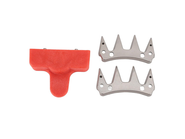 2Pcs Sheep Shears Replacement Blade, 4 Teeth Stainless Steel Wool Clipper Blade for Precise Cutting, Compatible with All Sheep Clippers for Sheep...