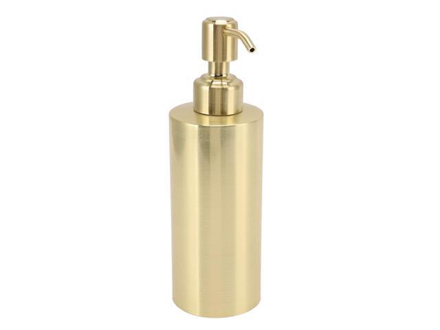 Stainless Steel Soap Dispenser Bottle, Large Capacity Hand Soap Dispenser with Pump for Bathroom, Golden Finish Decorative Liquid Soap Dispenser...