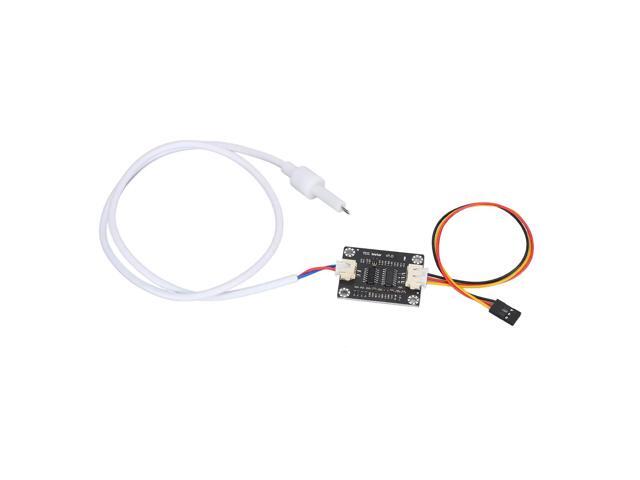 TDS Sensor Module, Water Quality Monitor Board, Liquid Conductivity Tester with Probe for Home Hydroponics, 0-1000ppm Measuring Range, 3.3-5.5V.