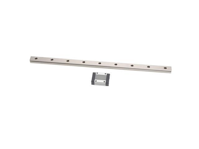 MGN15C Linear Rail Guide Bearing Steel Linear Sliding Rail, Miniature Linear Motion Rail with Rubber Stoppers for 3D Printers CNC Machines Ender 3...