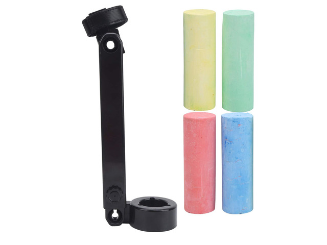 Bicycle Doodle Graffiti Pen, Bike Multicolor Chalk Set for Kids, Attachable Bicycle Graffiti Drawing Toy with 4 Chalks, for Boys and Girls on All...