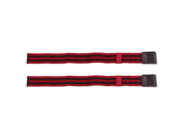 2Pcs, Blood Flow Restriction Strap for Muscle Building, 2 - Inch Wide Elastic Wrap with Cam Buckle Locking Mechanism for Low - Load Hypertrophy...