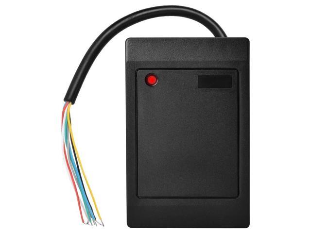 Standalone Wiegand ID Card Reader, Door Access Control Card Reader, Outdoor RFID Reader with Wiegand 26/34 Output for Office Home Security Systems