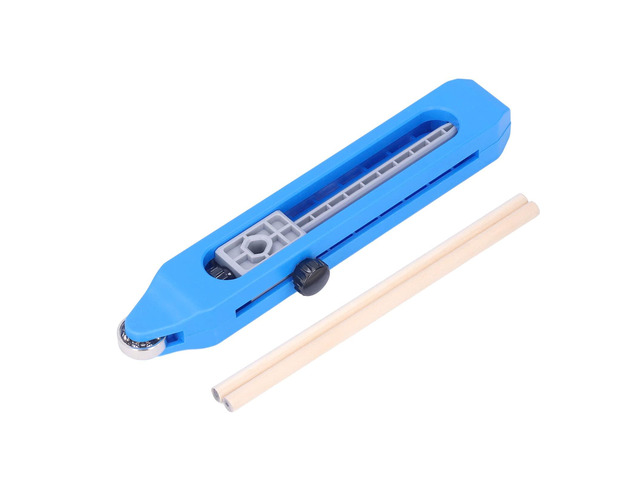 Contour Gauge Scribe Tool, Irregular Shape Profile Duplicator for Woodworking with Pencil, Dual - End Copying Scriber for Flooring Carpets Plumbing...