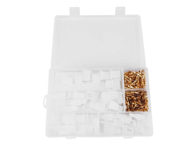 40 Set 2.8mm 2 3 4 6 Way Wire Connectors Housing Terminal Female and Male Kit, Automotive Electrical Connector Terminal Set with Fixed Hook for Car...